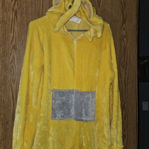 Teletubbies Laa-Laa Yellow Plush Hooded Onesie